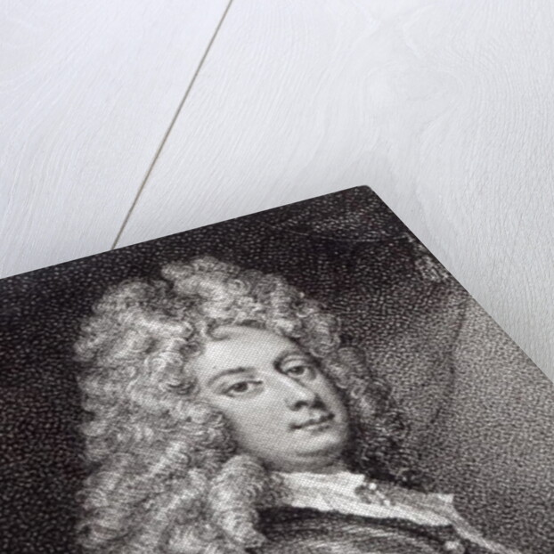 William Congreve engraved by P.W.Tomkins by Sir Godfrey Kneller