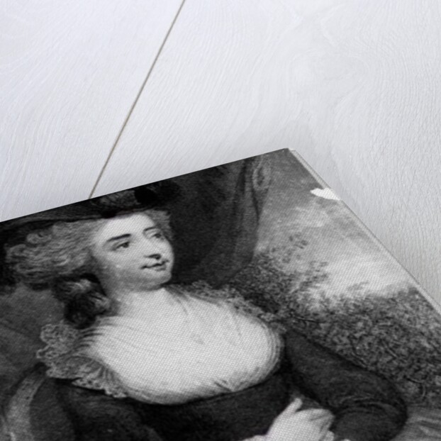 Portrait of Fanny Burney pub. by Henry Colburn, London, 1842 by English School