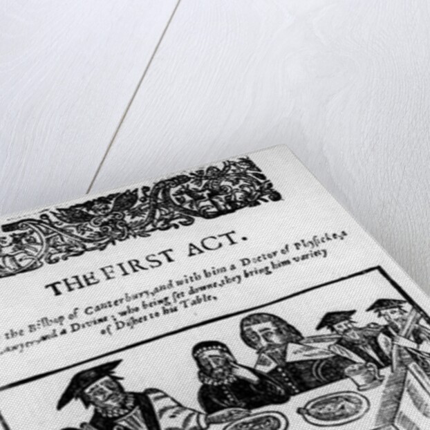 The First Act, a satirical play against William Prynne by English School