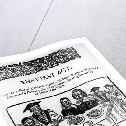 The First Act, a satirical play against William Prynne by English School