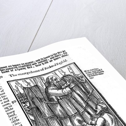 The Martyrdom of Richard Bayfield from 'Acts and Monuments' by John Foxe 1563 by English School