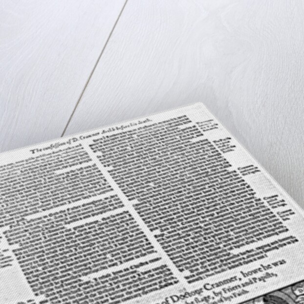 The Confession of Doctor Thomas Cranmer Archbishop of Canterbury, Before his Death by English School