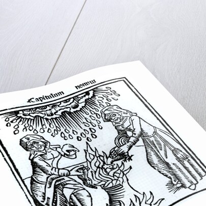 Witches Making a Spell by German School