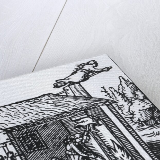 Interior of a Witch's House, 1579 by English School