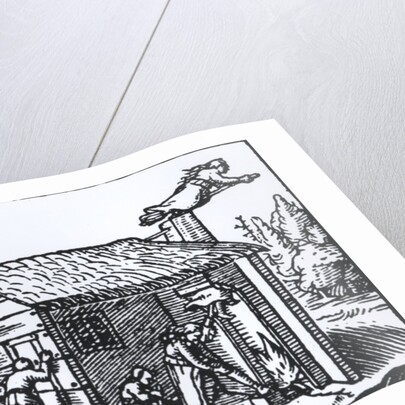 Interior of a Witch's House, 1579 by English School