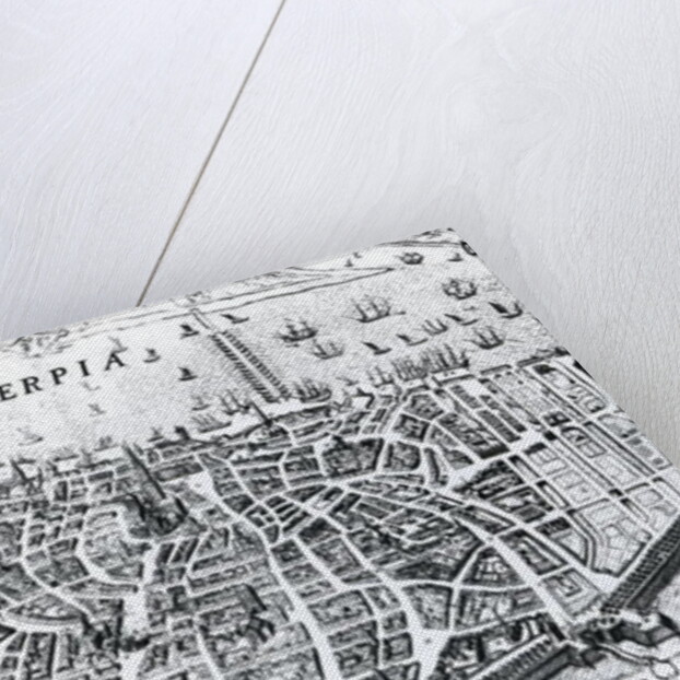 Map of Antwerp by Dutch School