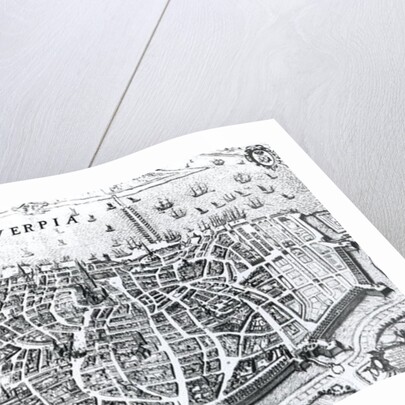 Map of Antwerp by Dutch School