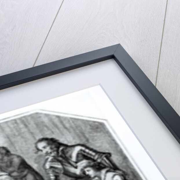 The Earl of Pembroke Presenting Henry III to the Barons, 1216 engraved by Saunders by Benezach Benezach