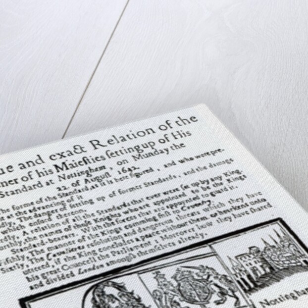A True and Exact Relation of the Manner of his Majesty's Setting up of his Standard at Nottingham, on Monday by English School