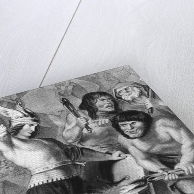 The Forge of Vulcan by English School