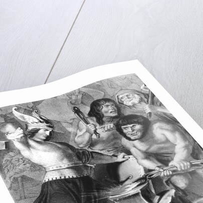 The Forge of Vulcan by English School