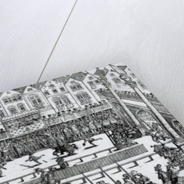 A Jousting Scene by English School