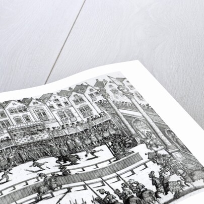 A Jousting Scene by English School