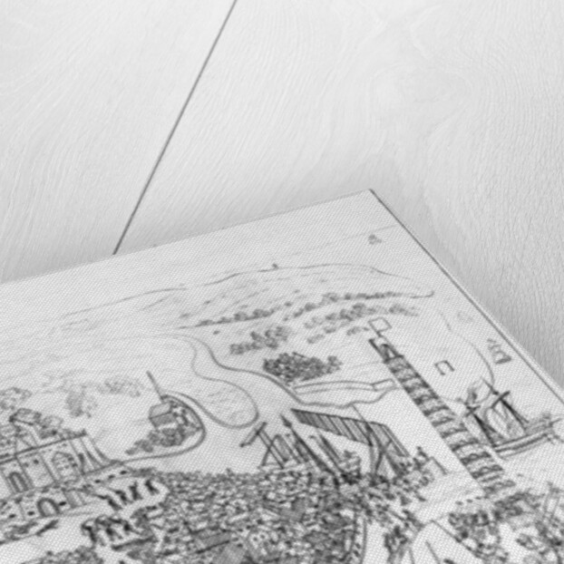 The Siege of Boulogne by King Henry VIII in 1544 by Samuel Hieronymous Grimm