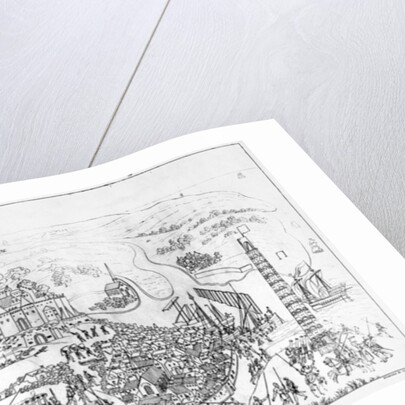 The Siege of Boulogne by King Henry VIII in 1544 by Samuel Hieronymous Grimm