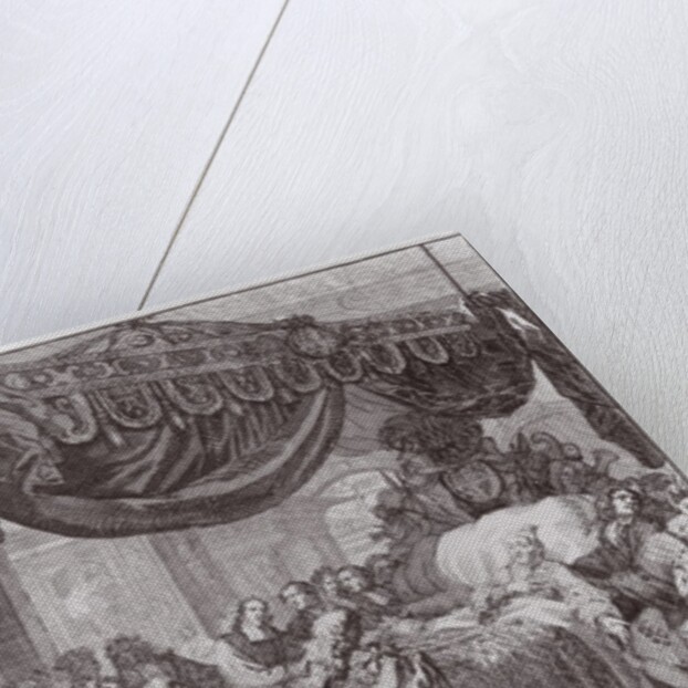 William III on his deathbed by Pieter van den Berge