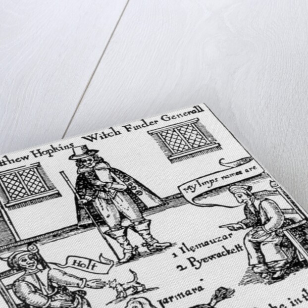 Matthew Hopkins, the Witchfinder General, 1647 by English School