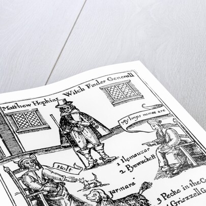 Matthew Hopkins, the Witchfinder General, 1647 by English School
