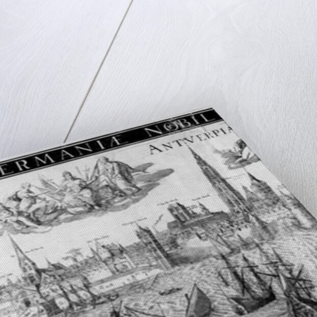 Town Plan of Antwerp, 1549 by Dutch School