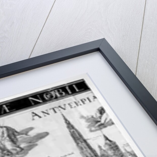 Town Plan of Antwerp, 1549 by Dutch School