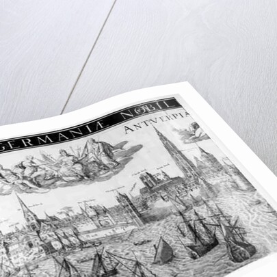 Town Plan of Antwerp, 1549 by Dutch School