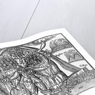 The Kingdom's Monster Uncloaked from Heaven, c.1640-43 by English School