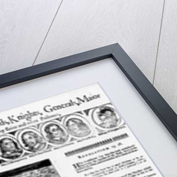 List of Those Loyal to the King of the Scots Who Were Slain and Taken Prisoner, 1652 by English School