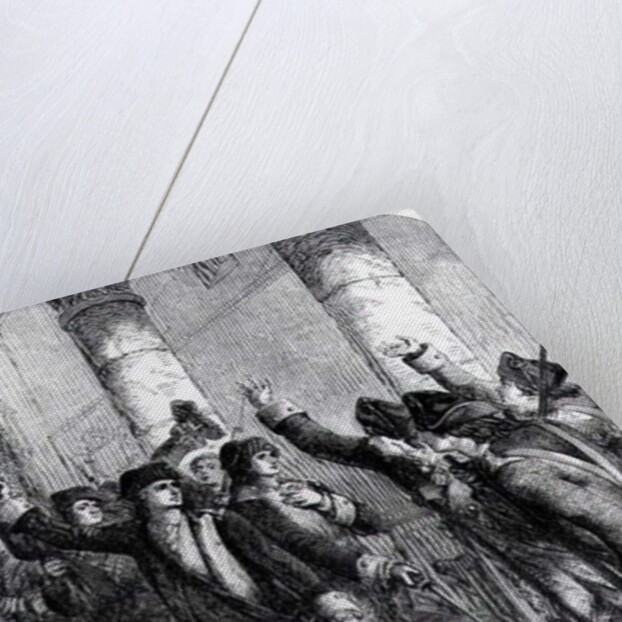 A Meeting of the Irish Volunteers in the Church of Dungannon, in 1784 by English School