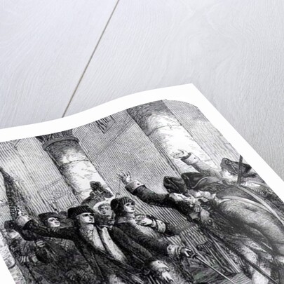 A Meeting of the Irish Volunteers in the Church of Dungannon, in 1784 by English School