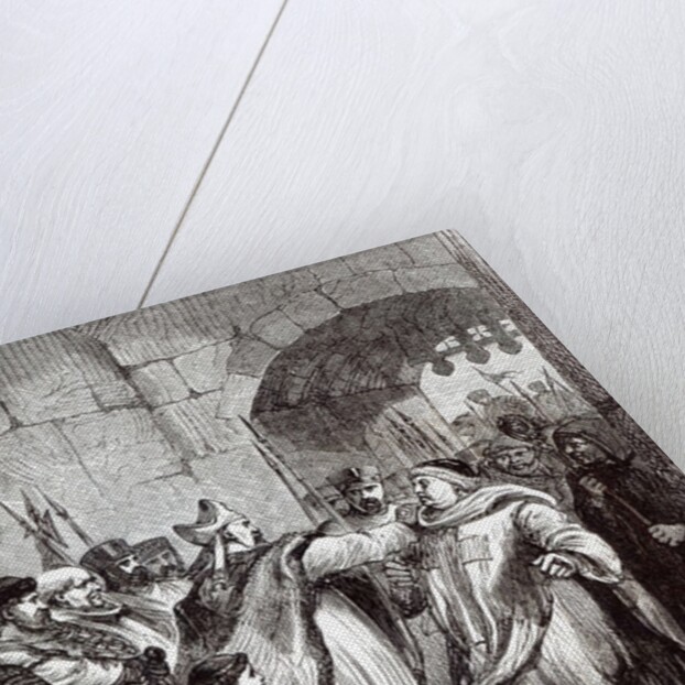 William Longchamp and Hugh de Pudsey by English School