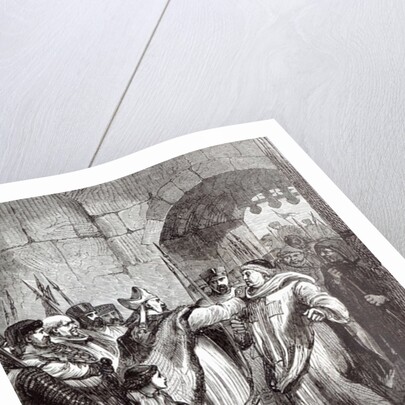 William Longchamp and Hugh de Pudsey by English School