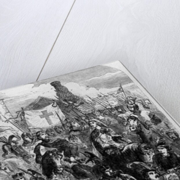 Departure of Edward I and Eleanor of Castile to the Holy Land by English School