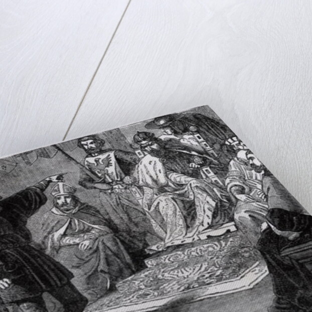 Richard Coeur de Lion before the Diet of the German Empire by English School