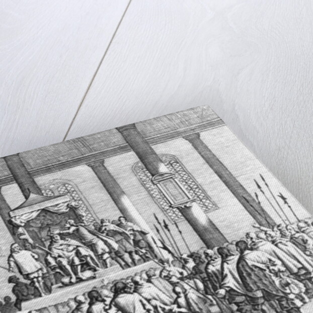 Charles II Crowned at Scone, 1651 by English School