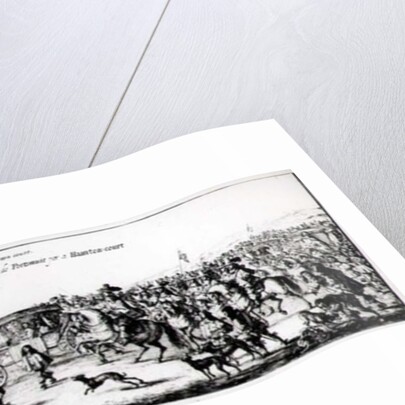 The Procession of Charles II and his New Queen, Catherine of Braganza from Portsmouth to Hampton Court, 1662 by English School