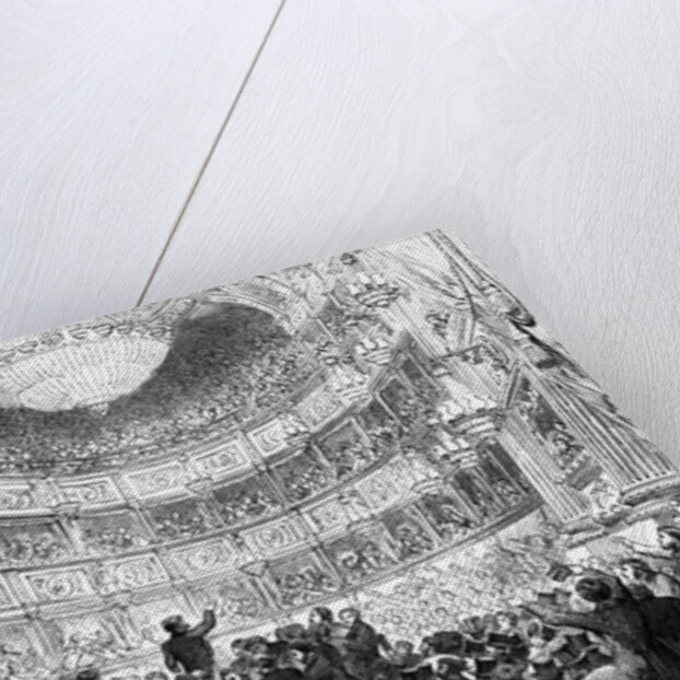 Meeting of the Anti-Corn Law League in Drury Lane Theatre by English School