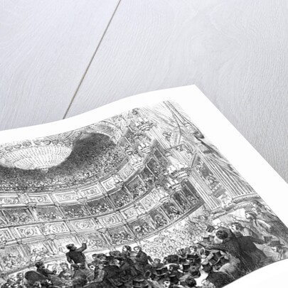 Meeting of the Anti-Corn Law League in Drury Lane Theatre by English School