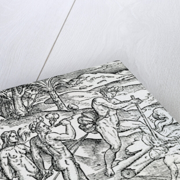 Fishing scene, Brazil by French School