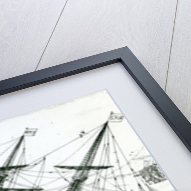 Sailing ship stranded on Iceberg by Theodor de Bry