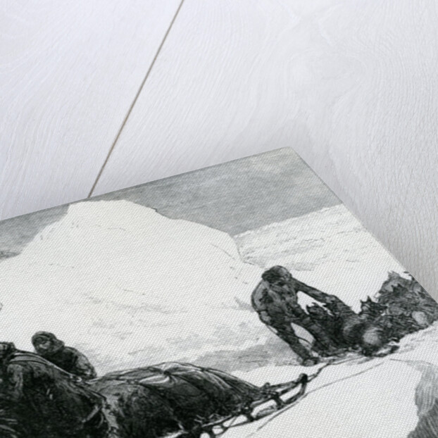 The Highway to the North, 1876 by English School