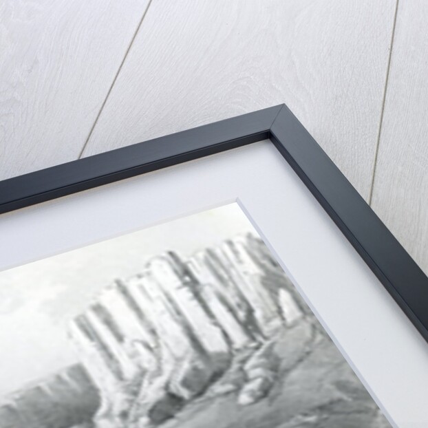 The Arctic Squadron in Leevely harbour, Island of Disco, Coast of Greenland, 1855 by English School