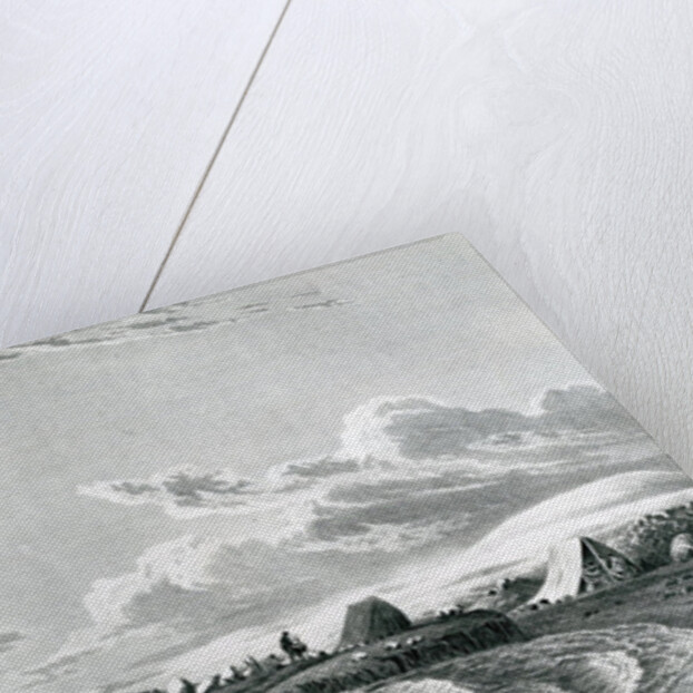 Franklin's expedition encamped at Point Turnagain, 1821 by George Back