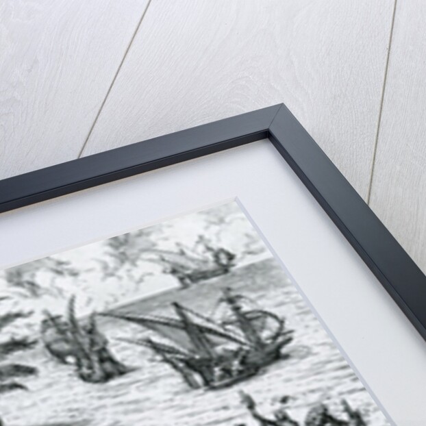 Francisco de Bobadilla arriving as Governor and arresting Christopher Columbus in Hispaniola, 1500, 1590 by Theodor de Bry