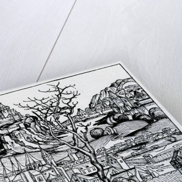 View of Portugal from the 'Nuremberg Chronicle' 1493 by German School