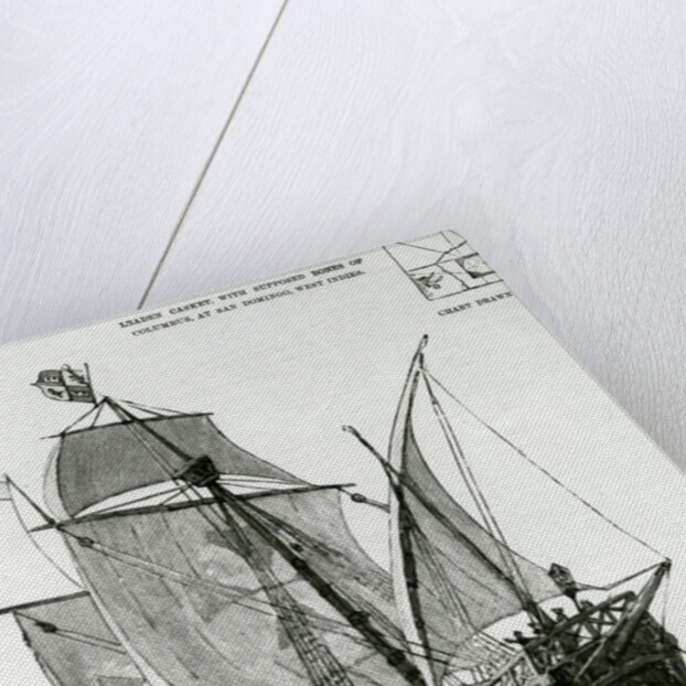 The Caravel 'Santa Maria' by English School