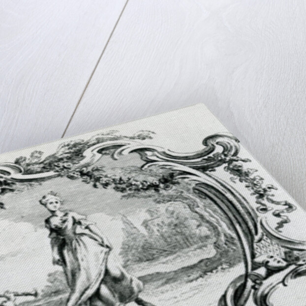 Flautist and Woman by Hubert Francois Gravelot