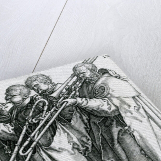 The Brass Players from the series 'The Great Wedding Dances' 1538 by Heinrich Aldegrever