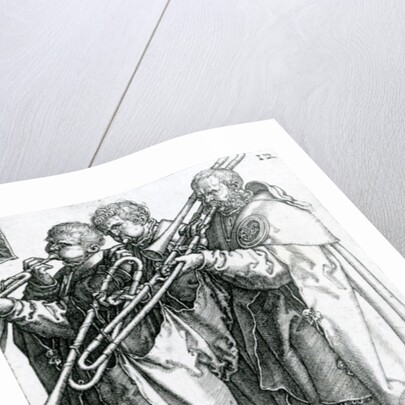 The Brass Players from the series 'The Great Wedding Dances' 1538 by Heinrich Aldegrever