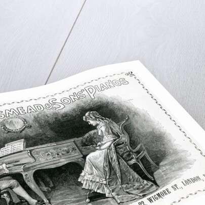 Advertisement, John Brinsmead and Sons Pianos by English School