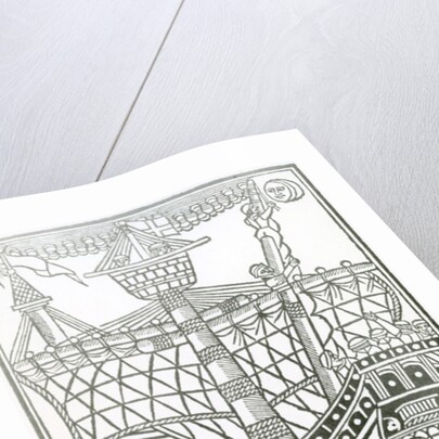 A Caravel from 'la Historia general de las Indias' 1547 by Christopher Columbus